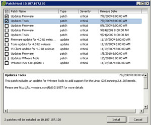 vSphere ESXi Updated